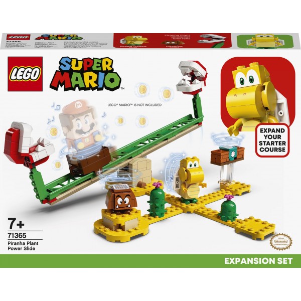 LEGO Super Mario Конструктор Дрифт-заезд с растением-пираньей Дополнительный уровень 71365