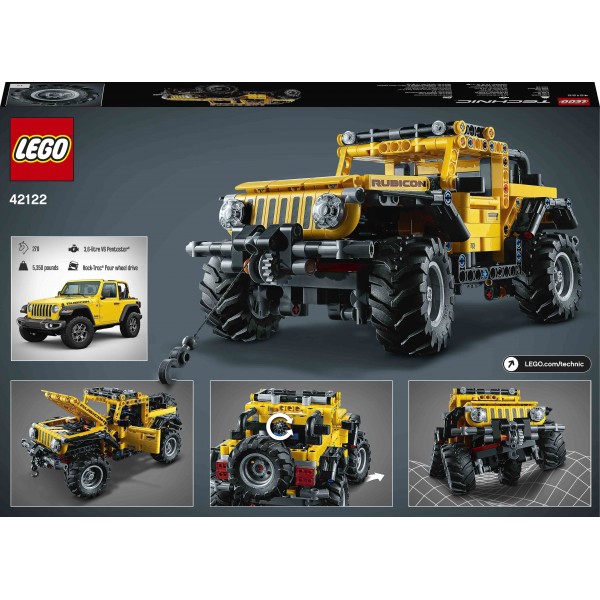 LEGO Technic Конструктор Jeep Wrangler автомобиль 42122