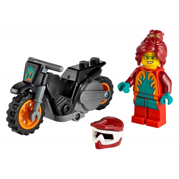 LEGO City Конструктор Огненный трюковый мотоцикл 60311