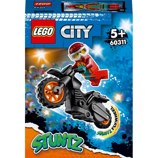 LEGO City Конструктор Огненный трюковый мотоцикл 60311