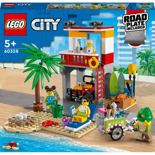 LEGO City Конструктор Пост спасателей на пляже 60328