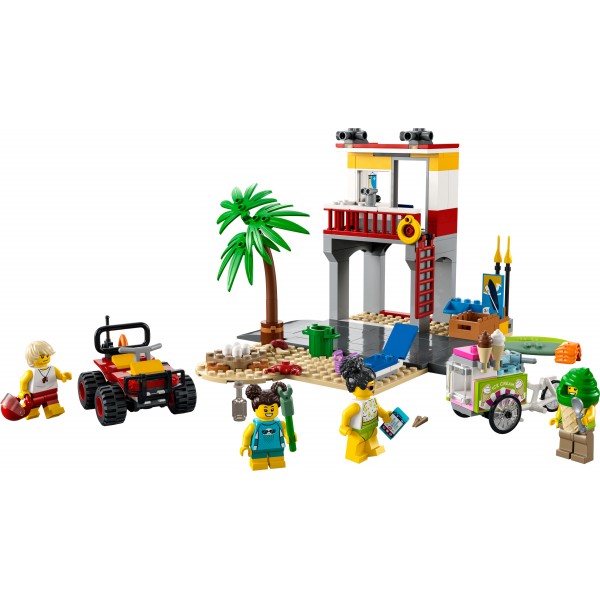 LEGO City Конструктор Пост спасателей на пляже 60328