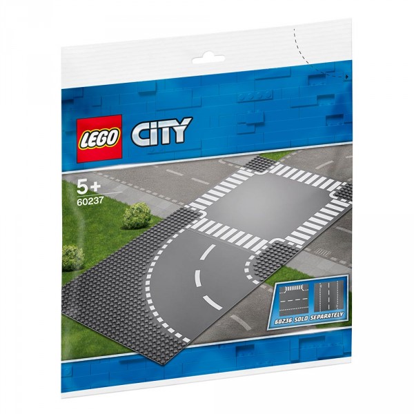 LEGO City Конструктор Поворот и перекресток 60237