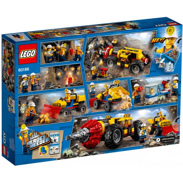 LEGO City Конструктор Тяжелый горный бурь 60186