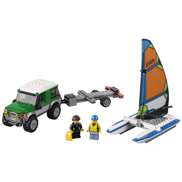 LEGO City Внедорожник с прицепом для катамарана 60149