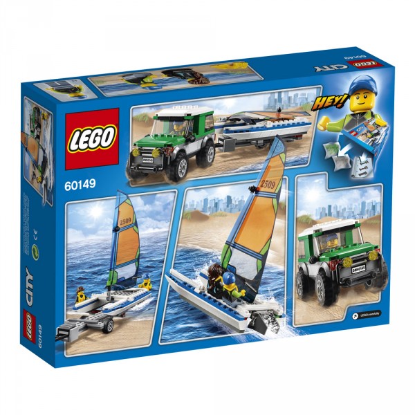 LEGO City Внедорожник с прицепом для катамарана 60149