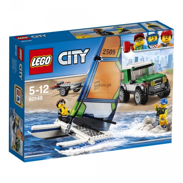 LEGO City Внедорожник с прицепом для катамарана 60149