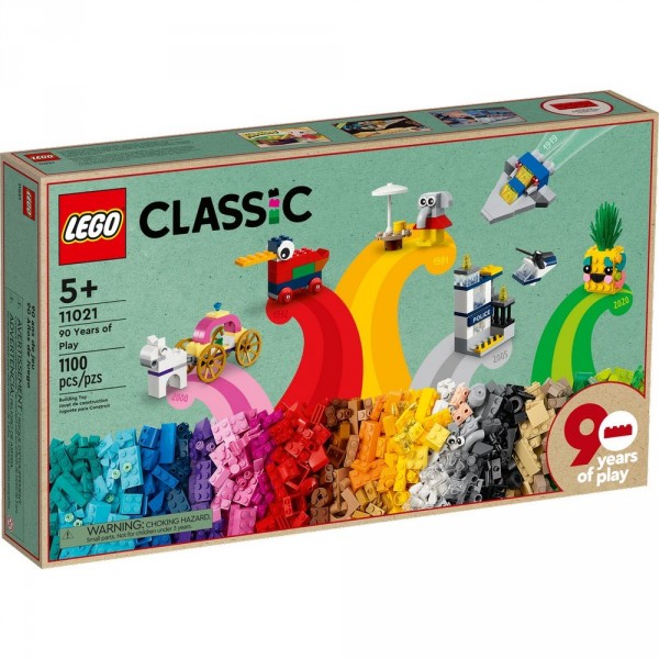 LEGO Classic Конструктор 90 лет игры 11021