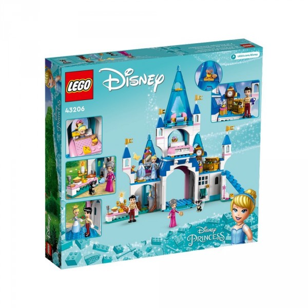 LEGO Disney Princess Конструктор Замок Золушки и Прекрасного принца 43206