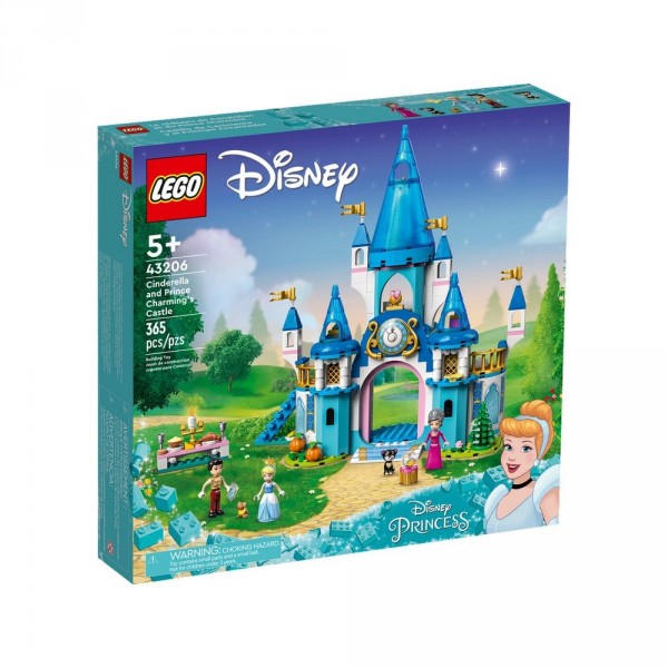 LEGO Disney Princess Конструктор Замок Золушки и Прекрасного принца 43206