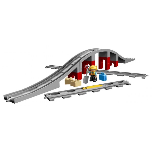 LEGO DUPLO Конструктор Лего Железнодорожный мост 10872