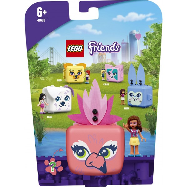 LEGO Friends Конструктор Куб Оливии с фламинго 41662