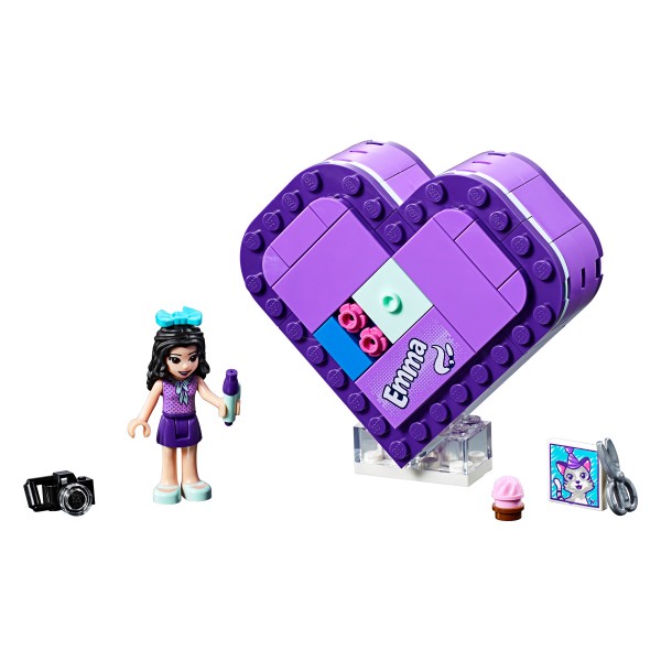 LEGO Friends Конструктор Шкатулка-сердечко Эммы 41355