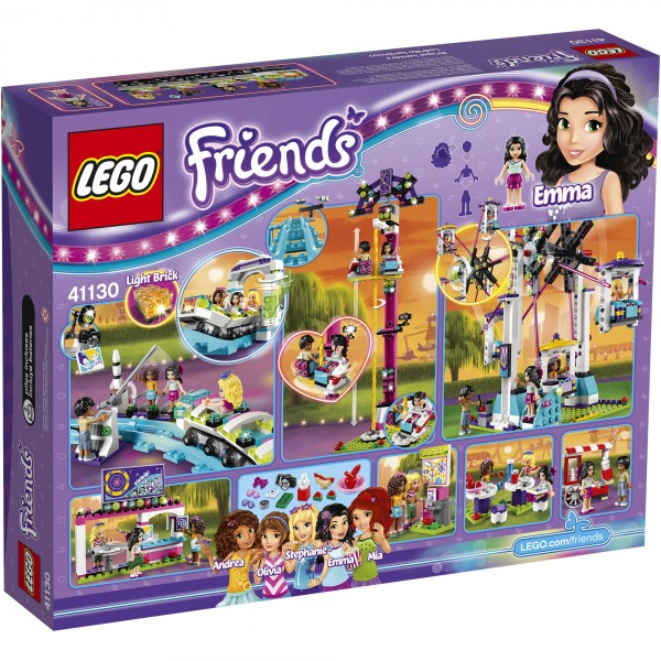 LEGO Friends Парк развлечений: Американские горки 41130