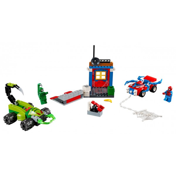 LEGO Juniors Конструктор Уличный бой Человека-Паука против Скорпиона 10754