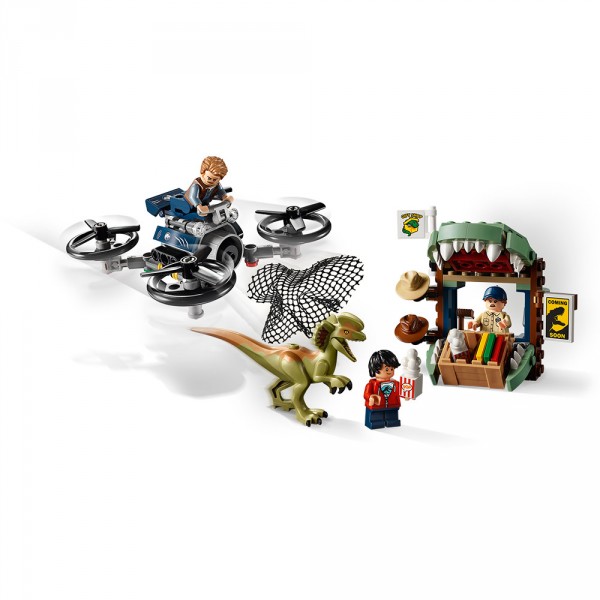 LEGO Jurassic World Конструктор "Дилофозавр на воле" 75934