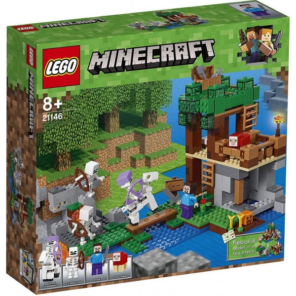 LEGO Майнкрафт (Minecraft) Конструктор Атака скелетов 21146