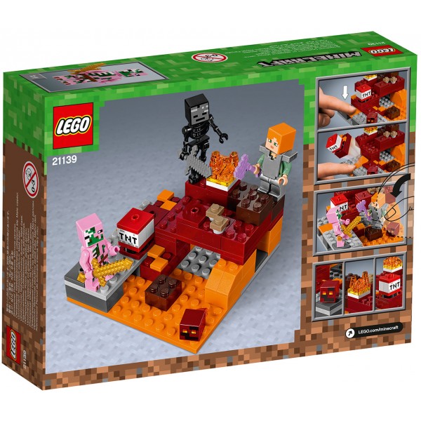 LEGO Майнкрафт (Minecraft) Конструктор Битва в Нижнем мире 21139