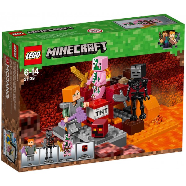 LEGO Майнкрафт (Minecraft) Конструктор Битва в Нижнем мире 21139