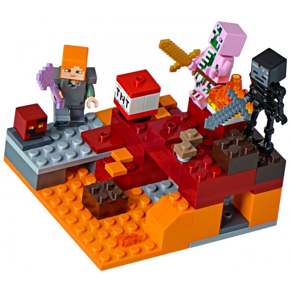 LEGO Майнкрафт (Minecraft) Конструктор Битва в Нижнем мире 21139