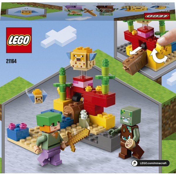 LEGO Майнкрафт (Minecraft) Конструктор Коралловый риф 21164