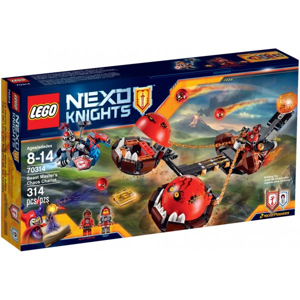 LEGO NEXO KNIGHTS Безумная колесница Укротителя 70314