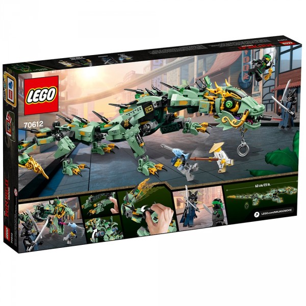 LEGO Ниндзяго (NinjaGo) Механический Дракон Зелёного Ниндзя 70612