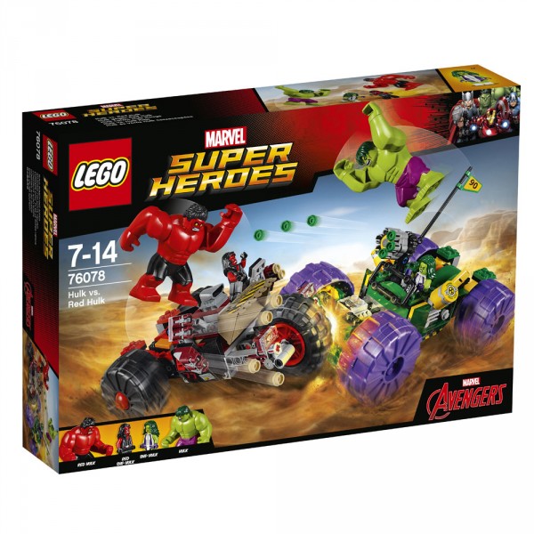 LEGO Super Heroes Халк проти Червоного Халка 76078