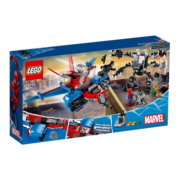 LEGO Super Heroes Конструктор "Спайдерджет проти робокостюма Венома" 76150