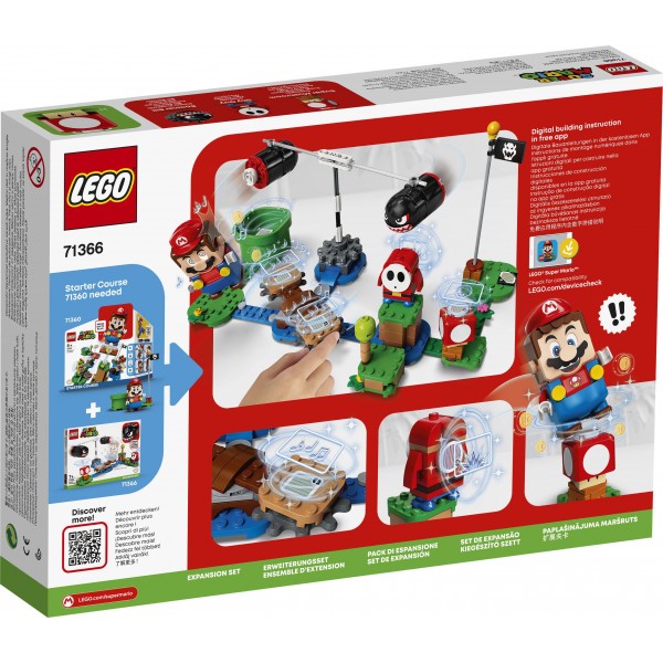 LEGO Super Mario Конструктор Обстрел Билла Бумера Дополнительный уровень 71366