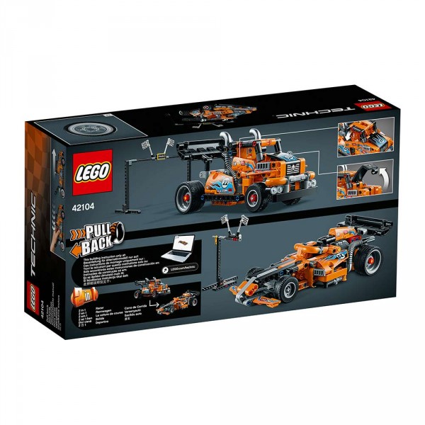 LEGO Technic Конструктор Гоночный грузовик 2 в 1 42104