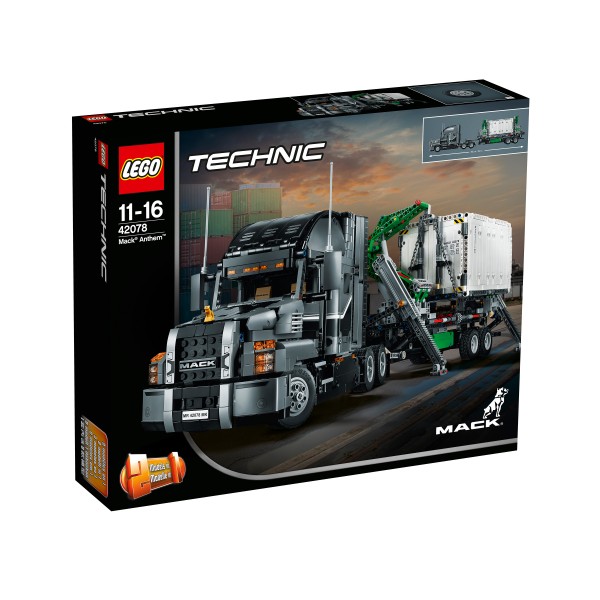 LEGO Technic Конструктор Mack® Anthem™ Грузовик MACK 42078