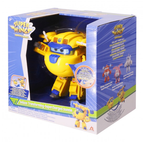 Фигурка-трансформер Super Wings Супер крылья Donnie, Донни, свет, звук EU740432