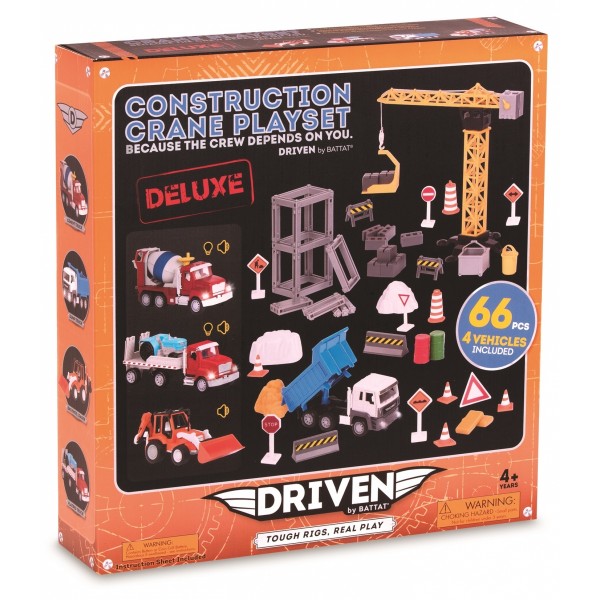 Игровой набор DRIVEN Строительный кран 66 эл. WH1105Z