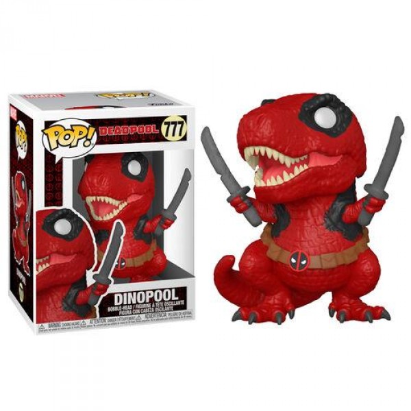 Коллекционная фигурка Funko POP! Bobble Marvel Deadpool 30th Dinopool 54655