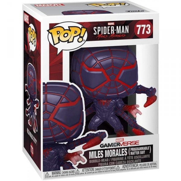 Коллекционная фигурка Funko POP! Bobble Marvel Games Miles Morales Miles Programmable Matter Suit (MT) 54694
