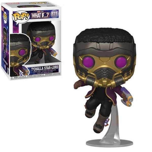 Коллекционная фигурка Funko POP! Чёрная пантера Marvel T'Challa Star-Lord 55812 (56938)