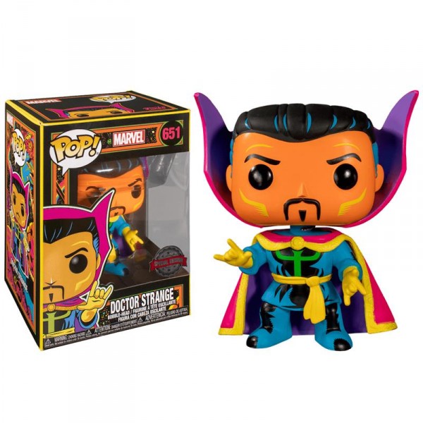 Коллекционная фигурка Funko Pop! Marvel: Black Light: Dr. Strange FUN2549580