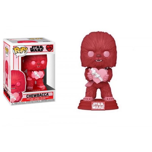 Коллекционная фигурка FunkoPOP! Bobble: Star Wars: Valentines: Cupid Chewbacca 52871