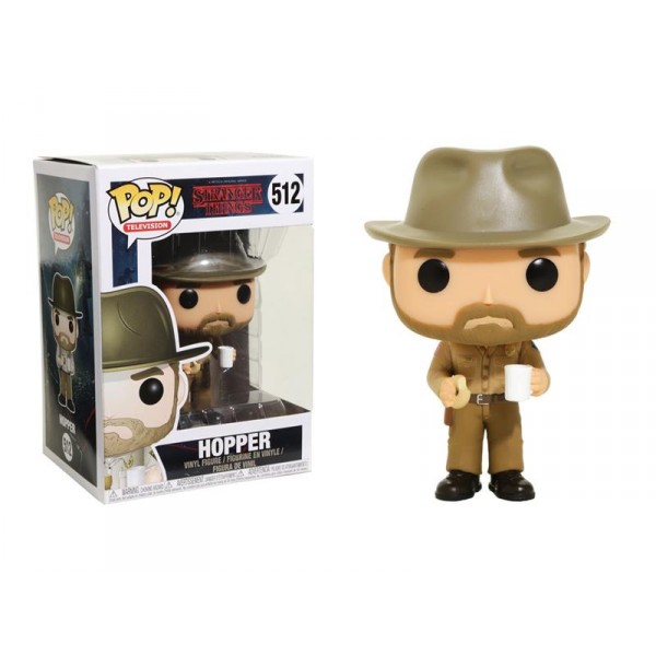 Коллекционная фигуркаFunko POP! TV Stranger Things Hopper w/ Donut 14425