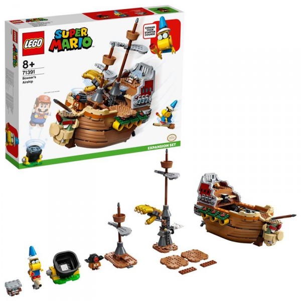 Конструктор LEGO Super Mario Летучий корабль Боузера. Дополнительный набор 71391