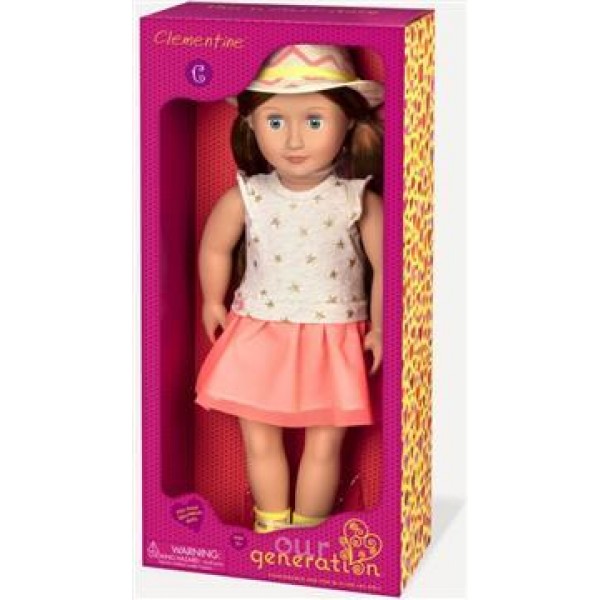 Кукла Our Generation Клементин 46 см в платье со шляпкой BD31138Z