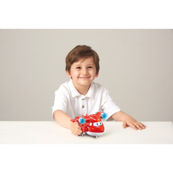 Фигурка-трансформер Super Wings Супер крылья Jett, Джетт, свет, звук EU740431