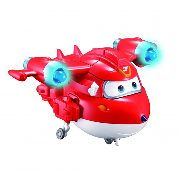 Фигурка-трансформер Super Wings Супер крылья Jett, Джетт, свет, звук EU740431