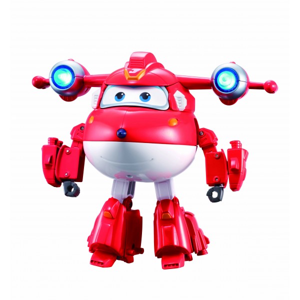 Фигурка-трансформер Super Wings Супер крылья Jett, Джетт, свет, звук EU740431