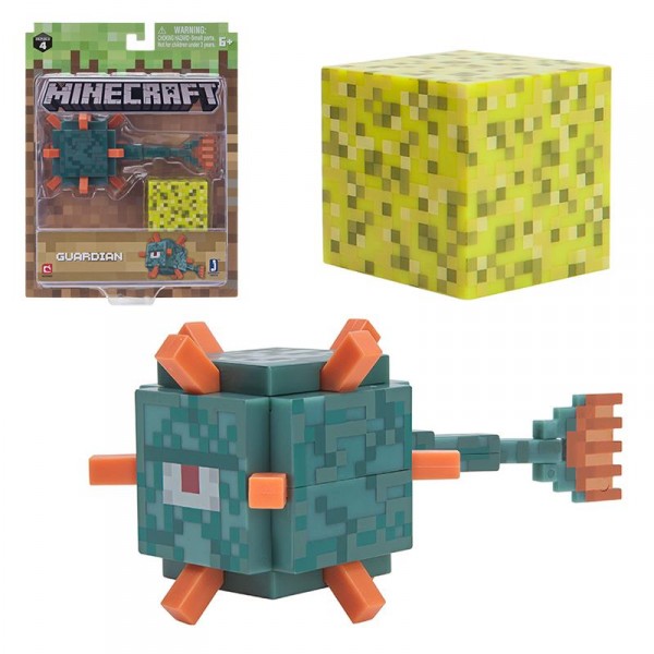 Игровая фигурка Minecraft Guardian серия 4 19979M