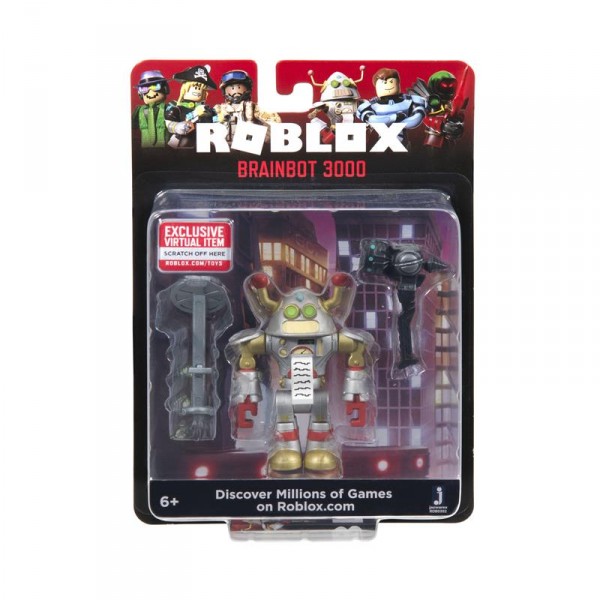 Игровая коллекционная фигурка Jazwares Roblox Core Figures Brainbot 3000 W7 ROB0302