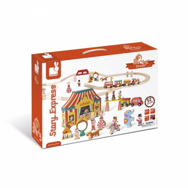 Игровой набор с треком Janod Цирк J08521