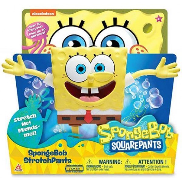 Интерактивная игрушка SpongeBob StretchPants со звуком EU691101