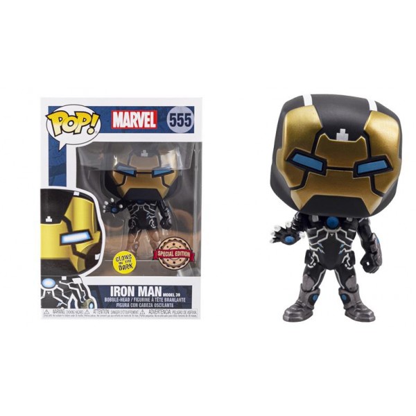 Коллекционная фигурка Funko POP! Bobble: Marvel: Marvel 80th: Iron Man Model 39 (GW) (Exc) 43965